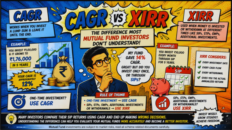 CAGR vs XIRR: Are You Measuring Your Mutual Fund Returns Correctly?